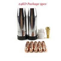 24KD suvirinimo degiklio eksploatacinės medžiagos MIG degiklio dujų purkštuko antgalio laikiklis dujų difuzorius 1.0mm