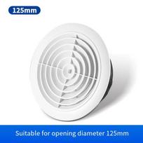 75-200mm Adjustable Vent Cover Round Ducting Ceiling Wall Hole Air Vent Grille Louver Kitchen Bath Air Outlet Exhaust Accessorie