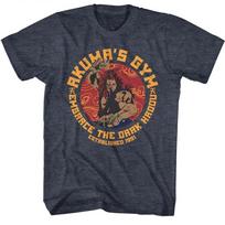 Street Fighter Akumas Gym Gaming Shirt Unisex T-Shirt S brown