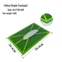 Sequined Golf Swing Impact Mat for Shot Recording and Putting Practice green