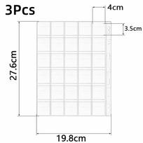 12/20/30/42 Pocket Coin Binder Page PVC Replaceable Badge Protector Transparent Inside Pages Loose Leaf Organizer Bag white