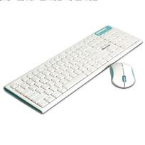 ROYCHE Fancy Wireless English/Korean Keyboard & Mouse Combo RX-3100 balta