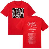 Olivia Dean The Art of Loving LIVE 2026 New Tour Dates T Shirts Y2K Aesthetic Print T Shirt Women Men Fashion Casual Cotton Tops M black