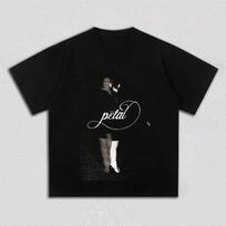 Ariana Grande Žiedlapių Nuotraukos Merch 2026 Marškinėliai Y2k Laisvalaikio Aukštos Kokybės Ekskliuzyviniai Turui Gerbėjų Marškinėliai Unisex Unisex Trumparankoviai Marškinėliai Unisex S gray