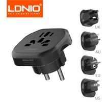 LDNIO Universal Travel Multi Adapter US UK AU CN KR EU Plug Converter To Universal Wall Socket  Home Conversion Plugs Adapters EU Plug juoda