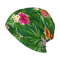 Hawaiian Style Knitted Hat Retro Street Hip-hop Universal Skin Friendly Comfortable Warm Winter Hat Outdoor Leisure Gift One Size black
