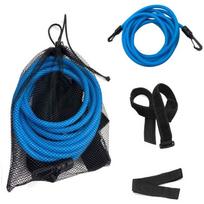 Adjustable Green Underwater Swimming Resistance Bands for Shoulder Training žalia