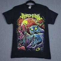 Rivers of Nihil Shirt Mens Small Black Short Sleeve Metal Band Graphic Tee Owl Unisex T-Shirt L gray