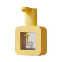 Xiaomi New Automatic Soap Dispenser Cute Pet Contact Free Hand Sanitizer USB Charging 400ml Liquid Dispensers Wash Handtizer Personal geltona