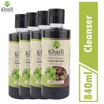 Herbigiri Herbal Amla Reetha Shampoo 840ml (Pack of 4) black