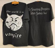 Vintage The Smashing Pumpkins “The World Is A Vampire” Faded SzL Shirt REPRINT L black