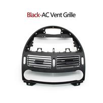 Prietaisų skydelio centrinės oro kondicionavimo angos grotelių išorinis skydelis Garsiakalbio dangtelis Mercedes Benz E Klasės W211 2003-2008 2118300054 black