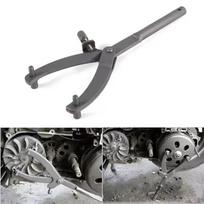 Heavy Duty Universal Variator Clutch Remove Holder Repair Tool Motorcycle Moped Scooter Flywheel Y-type Motorcycle High Quality tamsiai pilka spalva
