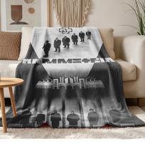 Rammstein Soft and comfortable flannel Suitable for sofas living rooms outdoor camping travel and also makes a great anniversary gif 150cmx180cm