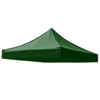 Gazebo Top Cover Replacement Tent Shelter Canopy Waterproof tamsiai žalia spalva