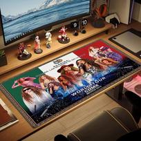 Shakira Color Mouse Pad Large Gaming Table Cushion Non-slip Laptop Tablet Big Mousepad XXL Mat Mini PC Playmat With Lock edge 40cmx90cm(15.7x35.4inch) brown