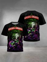 2026 Summer Kids Monster Jam Cartoon Truck 3D Print Round Neck Short Sleeve T Shirts Outdoor Casual Tops For Boys Girls 160 gray