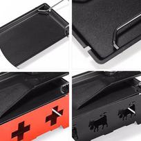 Non Stick Raclette Grill Set Cheese Melter Pan with Spatula Foldable Wooden Handle Melted Cheese Raclette Carbon Steel juoda