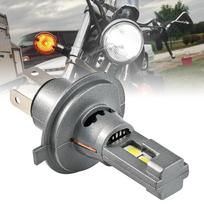 AUTOXBERT H4 Motorcycle LED Headlight Bulb, H4/9003 Fog Lamp, 6000K, 50 W, 5x Brightness, gray