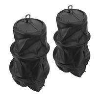 2Pcs Bee Swarm Cage Catcher Beekeeping Tool PU Leather Outdoor Beekeeper Supplies Black gray