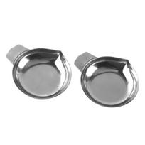 Stainless Steel Weighing Dish Trays for Kitchen Scale Jewelry Herbs Baking & Analysis Precise Measurements Easy to Clean gray