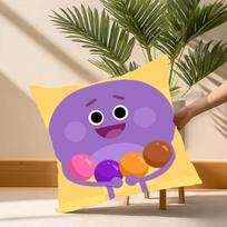 Cartoon B-Bumble Nums HumbleS Pillow Case Soft Plush Fabric Double Sided Print Decorative Home Living Room Gift Cushion 60cm x 60cm
