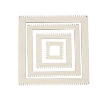 Universalus medinis audimo staklių rinkinys Audimo šukė Tradicinis apvalios pavaros audimo modulinis dizainas Meniniai amatai Mini audimo staklių rinkinys white