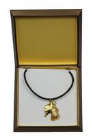 Scottish terrier, Aberdeen Terrier, Scottie, Aberdeenie - Dog necklace in gift box, gold-plated pendant for dog fan, striking jewellery by Art-Dog brown