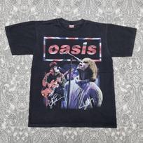 Vintage Oasis Band T Shirt Mens Womens Tees Top Britpop Liam Gallagher Concert Tour Tee L gray