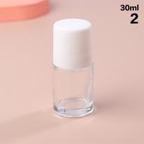 30/50 ml Tušti Stikliniai Pildomi Rutuliniai Buteliukai Plastikinis Rutulinis Buteliukas Neišsiliejantys Kosmetiniai Indeliai Eteriniams Aliejams Kvepalams juoda