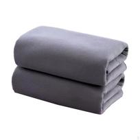 12 X 23.6 Inch Microfiber Cloth Car Drying Towel, Washable Super Absorbent Fleece Material with 2 Pieces gray