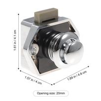 Heavy Duty Keyless Push Button Latch Lock Made of Zinc Alloy ABS for Cupboard Cabinet Drawer Boat Mobile Home Latch Lock Keyless sidabras