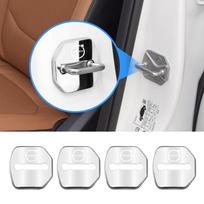 4 vnt. automobilio durų spynos dangteliai Nerūdijančio plieno apsauginiai priedai Volvo V60 V40 XC90 V90 S60 C30 XC60 V50 V70 S90 XC40 S80 T6 black