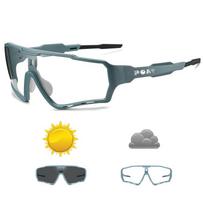 New Style Photochromic Sunglasses SportsMen Women Mtb Bike Bicycle Eyewear Cycling Glasses gray