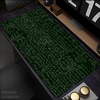 Didelis kilimėlis pelei PC žaidėjui Matematika Chemija Fizika Objektai Žaidimų priedai Klaviatūros kilimėlis Stalo kilimėlis Nešiojamam kompiuteriui Pelės kilimėlis d 800x400x2mm black