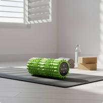 Electric Foam Roller Muscle Relaxation Vibrating Massage Relief Fitness Physical Renewal for žalia