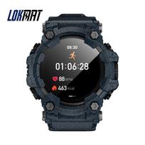 HY Digital LOKMAT Atnaujintas Sportinis Išmanusis Laikrodis Atsparus Vandeniui Bluetooth Skambučiai Tvirtas Išmanusis Laikrodis Žibintuvėlis Fitneso Sekiklis Telefonui mėlyna