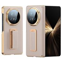 Prabangus odinis telefono dėklas Honor Magic V5 su besisukančia riešo juostele, magnetiniu dviejų ašių stoveliu, atsparus smūgiams, apsaugantis nuo pirštų atspaudų HONOR Magic V5