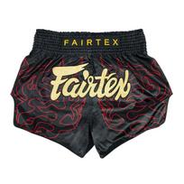Fairtex BS1920 Lava Muay Thai Shorts Black M