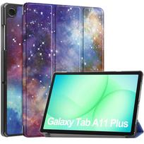 For Samsung Galaxy Tab A11 Plus 11 inch Case Magnetic Folding PU Leather Stand Funda A11+ SM-X230/SM-X233 11  Tablet Cover Tab A11 Plus 2025 gray