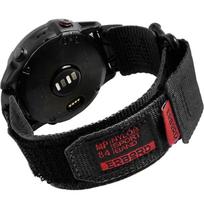 ERBORD MP84 Quickfit Nylon Strap for Garmin Fenix 5X/6X/6X PRO/7X, Black, Size / black