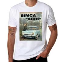 Simca 1000 Tshirt Christmas Theme Tee Top L gray