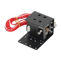 Hot End Extruder 3D Printer Hotend Nozzle Head 0.4mm Accessory with 42 Stepper Motor for Anet A8 PLUS black