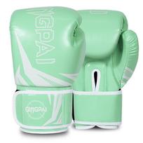 Professional Boxing Gloves Adults Kids Training Punching Bag Muay Thai Martial Arts Combat Sports PU Leather Breathable 6 oz white