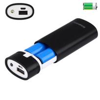 2 Slot HAWEEL 18650 Battery Portable Charger Case With USB Interface Output and Indicator Light juoda