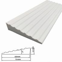 Flexible Carpet To Tile Rise Threshold Ramps 60cm Self Adhesive Wheelchairs Ramps PVC Cuttable Floor Transition Strip Household