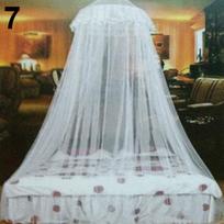 Elegant Lace Insect Bed Canopy Netting Curtain Round Dome Mosquito Net Bedding 60cm by 230cm by 850cm white
