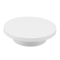 Besisukantis vitrinos stovas Baltas Įjungiamas kištuku Nuotolinio valdymo pultas Keliamoji galia 3 kg Automatinis besisukantis stovas gaminiams Diameter 15cm / 5.9in white