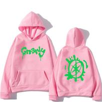 Katseye Merch Grafiškai Spausdintas Džemperis Vyrams Moterims Laisvas Streetwear Vintage Vilnos Ilgomis Rankovėmis Drabužiai 3XL pink