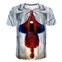 Spiderman T-shirts Superhero Spiderman Hulk T Shirt Baby Boys T-shirt Children Clothing Boys Clothes Toddler Marvel Tee Tops 120 gray